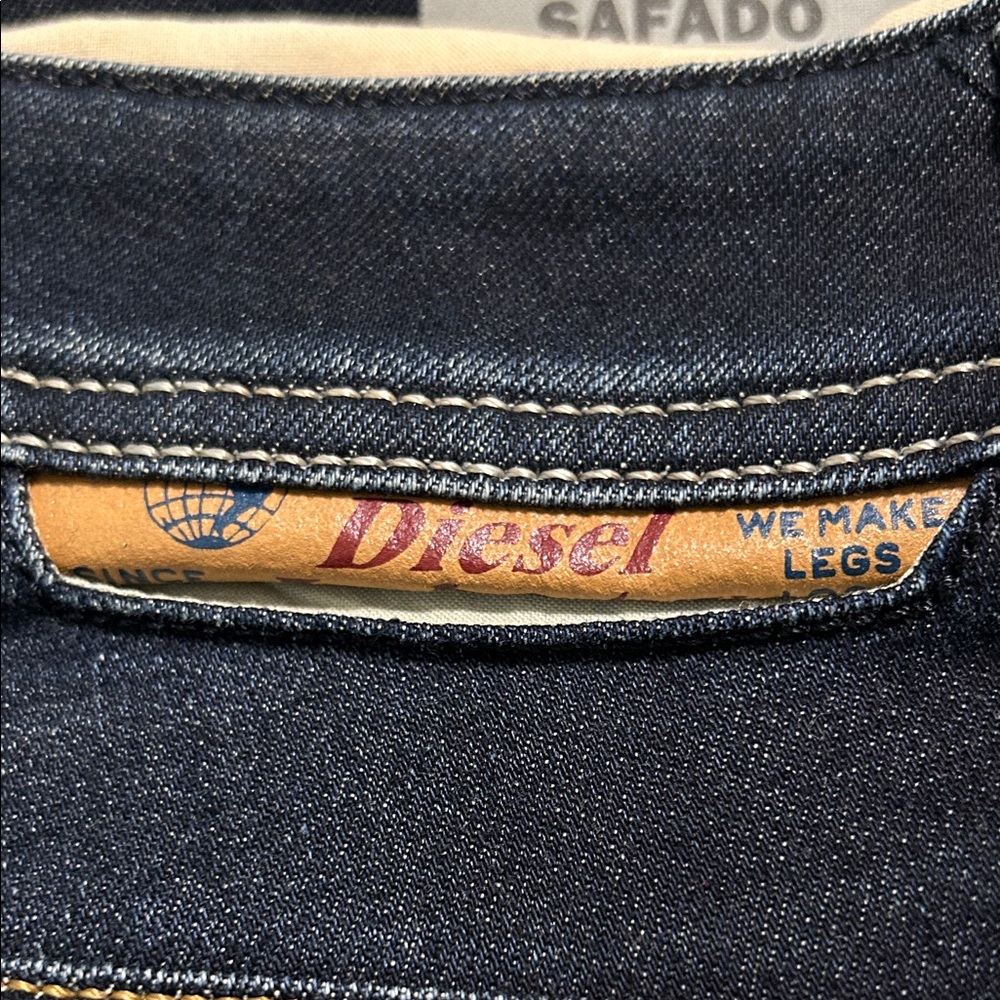 Diesel Dark Blue Slim Jeans - Picture 3 of 6